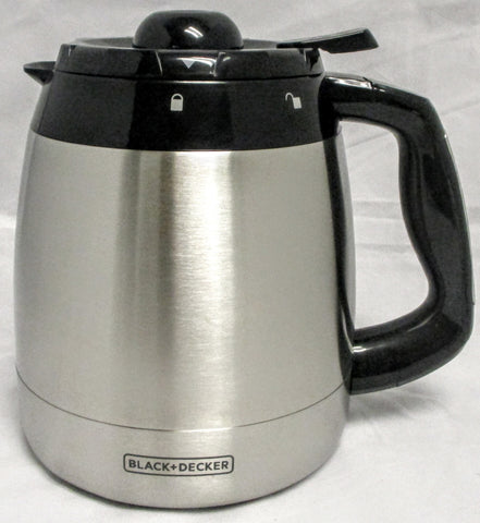 BLACK+DECKER CM2035B 12-Cup* Thermal Coffeemaker, Black/Stainless Steel